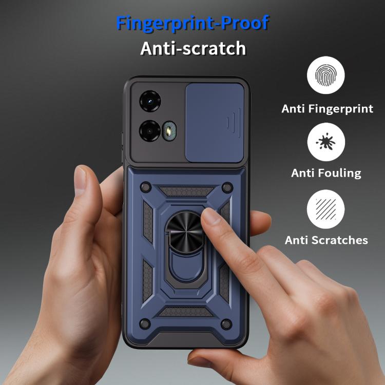 For Motorola Moto G 5G 2024 Sliding Camera Cover Design TPU+PC Phone Case