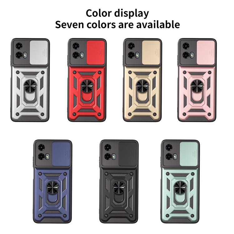 For Motorola Moto G 5G 2024 Sliding Camera Cover Design TPU+PC Phone Case