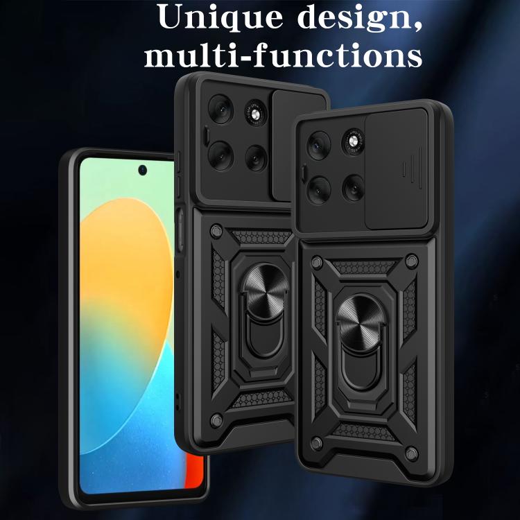 For Motorola Moto G56 5G Sliding Camera Cover Design TPU+PC Phone Case