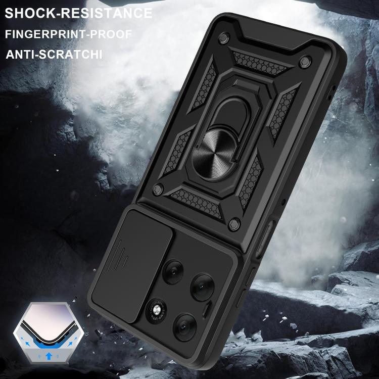 For Motorola Moto G56 5G Sliding Camera Cover Design TPU+PC Phone Case