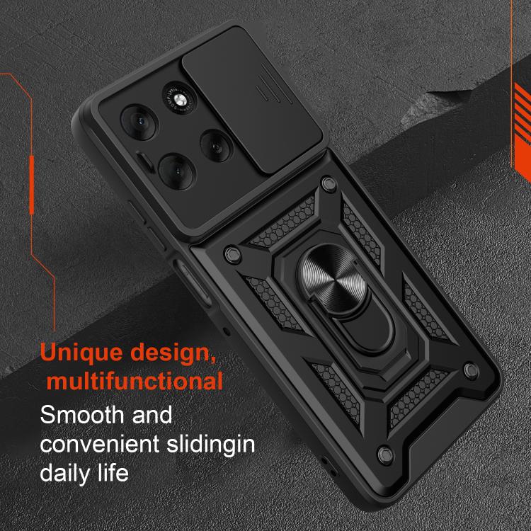 For Motorola Moto G56 5G Sliding Camera Cover Design TPU+PC Phone Case