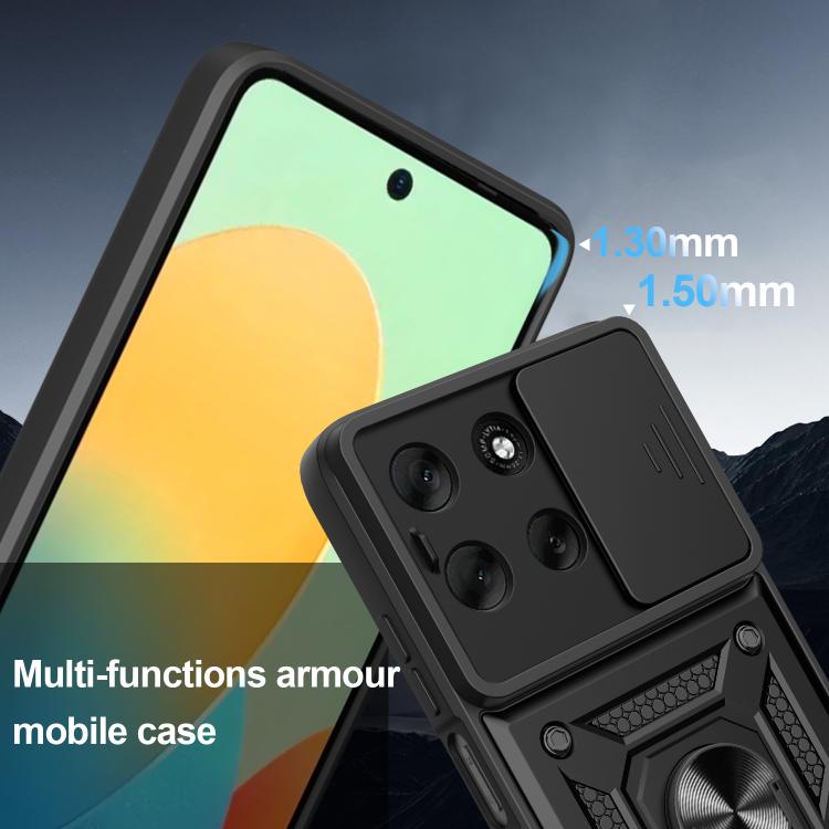 For Motorola Moto G56 5G Sliding Camera Cover Design TPU+PC Phone Case