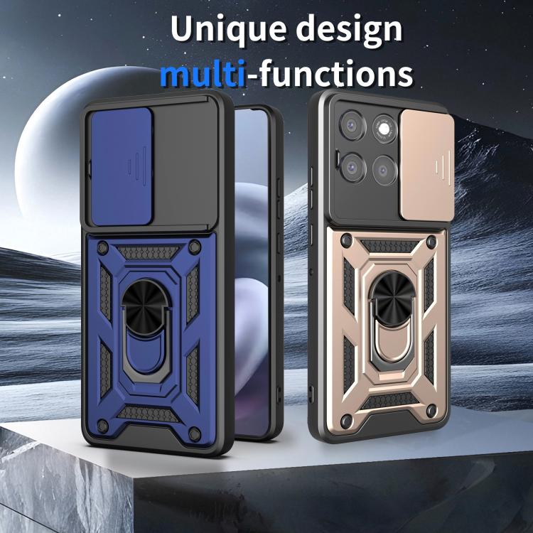 For Motorola Moto G86 Power Sliding Camera Cover Design TPU+PC Phone Case