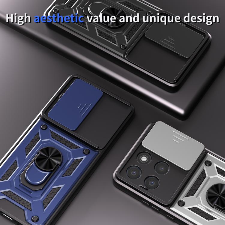 For Motorola Moto G86 Power Sliding Camera Cover Design TPU+PC Phone Case