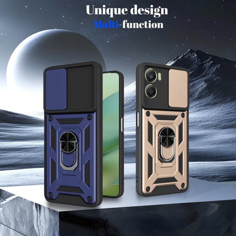 For Motorola Moto G06 4G Sliding Camera Cover Design TPU+PC Phone Case