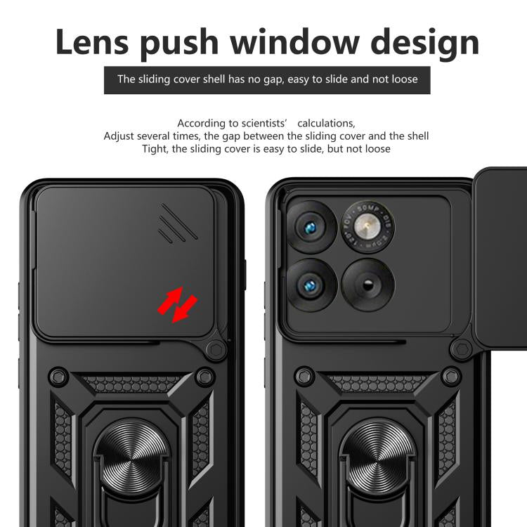 For Motorola Edge 70 5G Sliding Camera Cover Design TPU+PC Phone Case