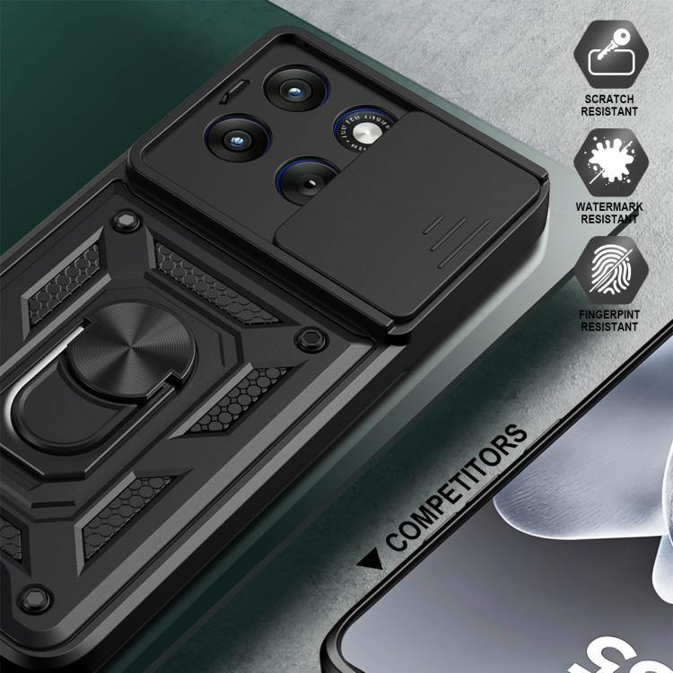 For Motorola Edge 70 Fusion 5G Sliding Camera Cover Design TPU+PC Phone Case