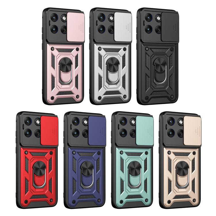 For Motorola Edge 70 Fusion 5G Sliding Camera Cover Design TPU+PC Phone Case