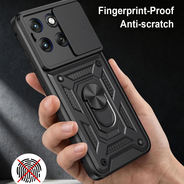 For Motorola Edge 70 Fusion 5G Sliding Camera Cover Design TPU+PC Phone Case