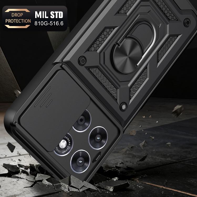 For Motorola Moto G67 5G Sliding Camera Cover Design TPU+PC Phone Case