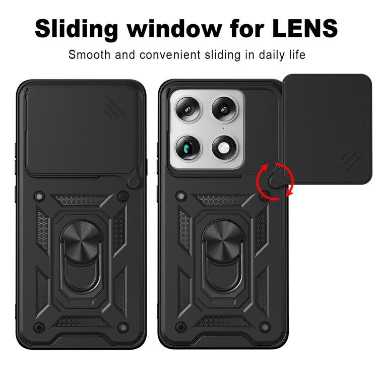 For Motorola Signature 5G Sliding Camera Cover Design TPU+PC Phone Case