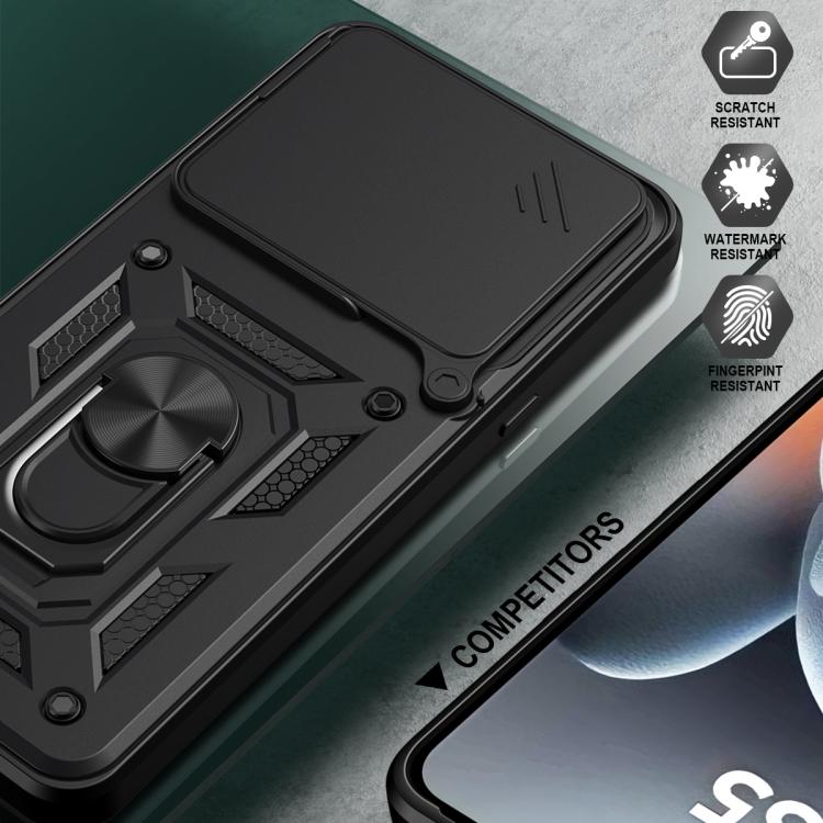 For Motorola Signature 5G Sliding Camera Cover Design TPU+PC Phone Case