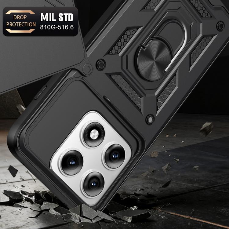 For Motorola Edge 70 Pro 5G Sliding Camera Cover Design TPU+PC Phone Case