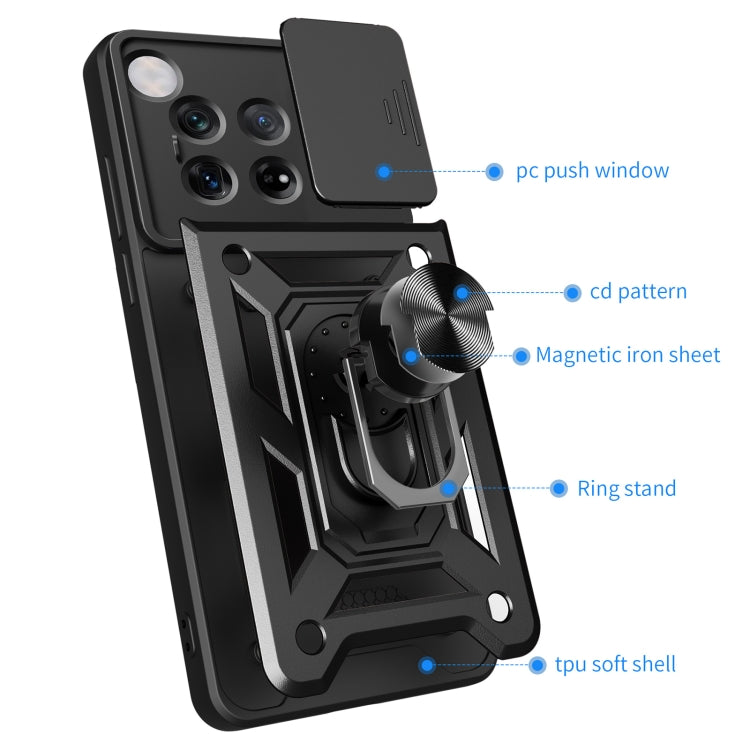 For OnePlus 12 5G Global Sliding Camera Cover Design TPU+PC Phone Case