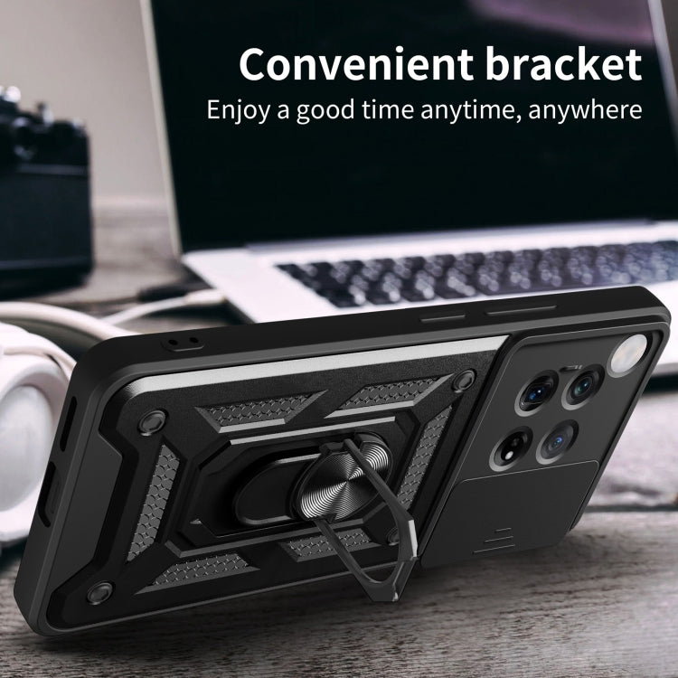 For OnePlus 12 5G Global Sliding Camera Cover Design TPU+PC Phone Case