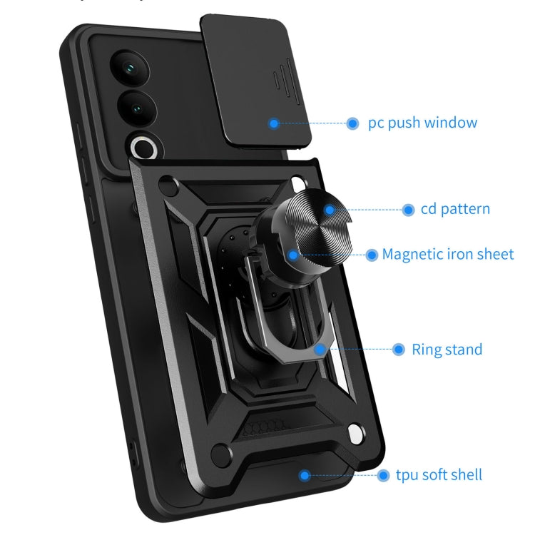 For OnePlus Nord CE4 5G Global Sliding Camera Cover Design TPU+PC Phone Case