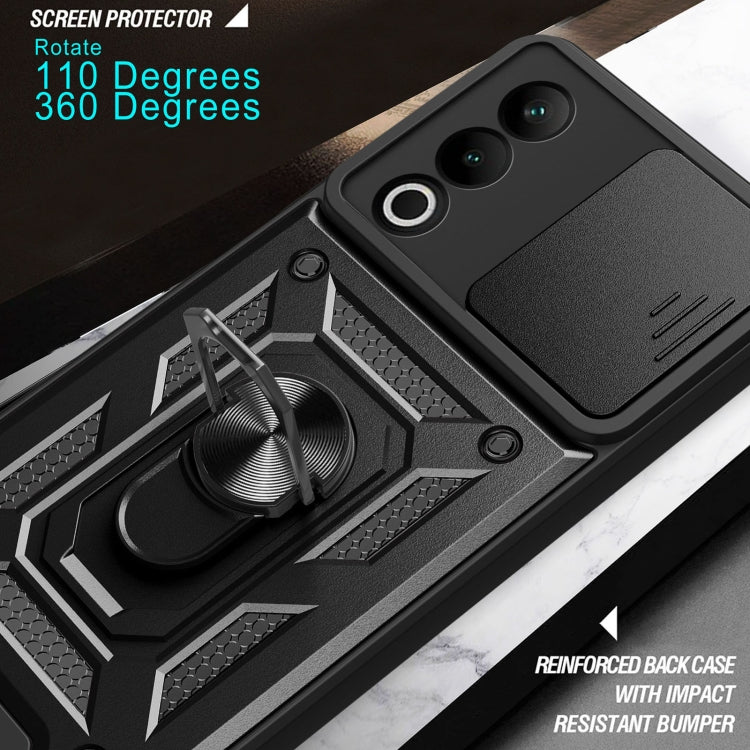 For OnePlus Nord CE4 5G Global Sliding Camera Cover Design TPU+PC Phone Case