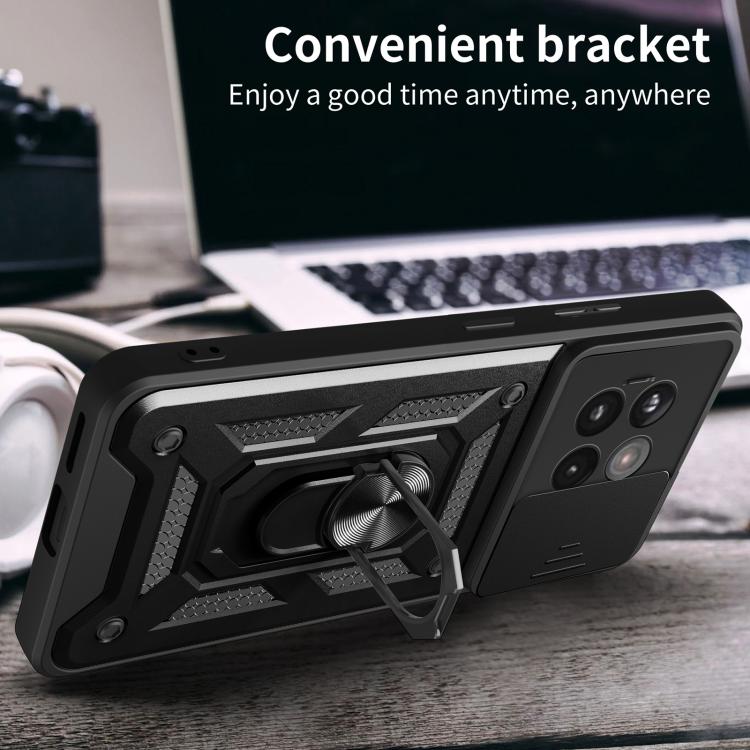 For OnePlus 13R / Ace 5 / Ace 5 Pro 5G Sliding Camera Cover Design TPU+PC Phone Case
