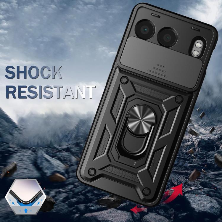 For OnePlus Nord 4 Sliding Camera Cover Design TPU+PC Phone Case