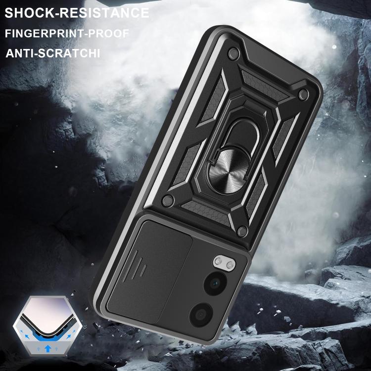 For OnePlus Nord CE4 Lite Sliding Camera Cover Design TPU+PC Phone Case