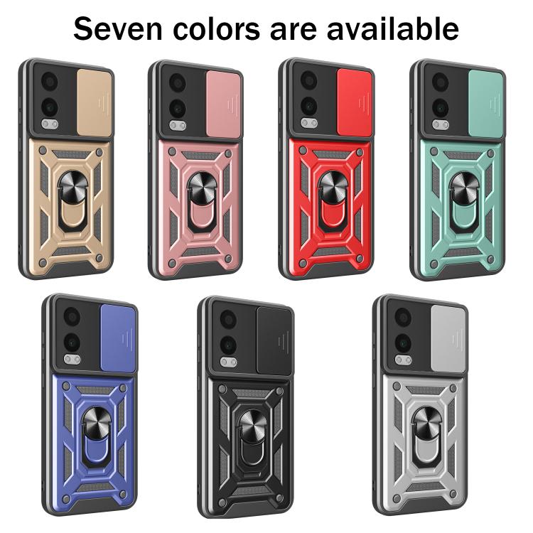 For OnePlus Nord CE4 Lite Sliding Camera Cover Design TPU+PC Phone Case
