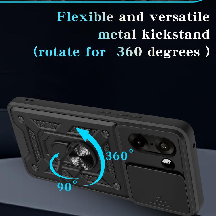 For OnePlus Ace 5 Racing / Nord CE5 Sliding Camera Cover Design TPU+PC Phone Case