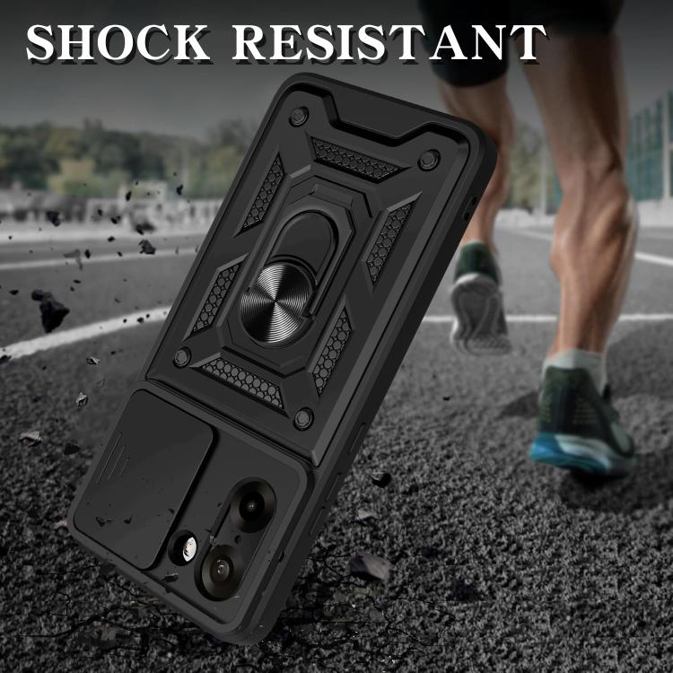 For OnePlus Ace 5 Racing / Nord CE5 Sliding Camera Cover Design TPU+PC Phone Case