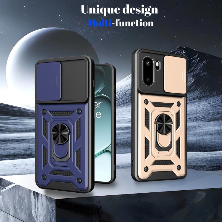 For OnePlus 15R Sliding Camera Cover Design TPU+PC Phone Case