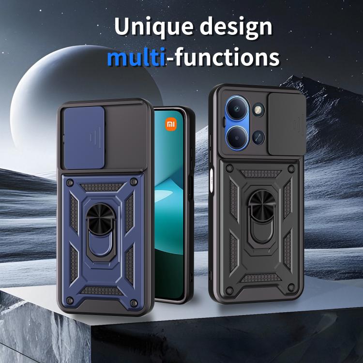 For OnePlus 15 Sliding Camera Cover Design TPU+PC Phone Case