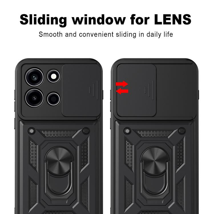 For OnePlus Nord 6 5G Sliding Camera Cover Design TPU+PC Phone Case