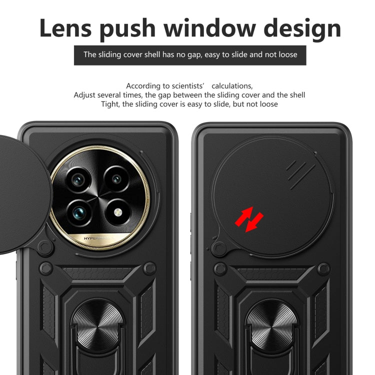 For Realme 13 Pro / 13 Pro+ 5G Sliding Camera Cover Design TPU+PC Phone Case