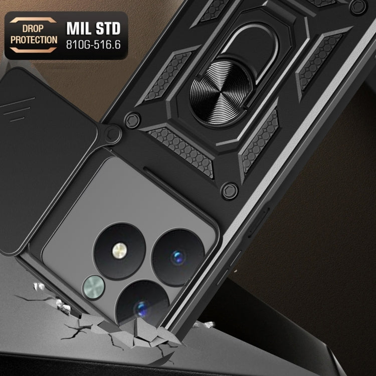 For Realme C61 / C63 Sliding Camera Cover Design TPU+PC Phone Case