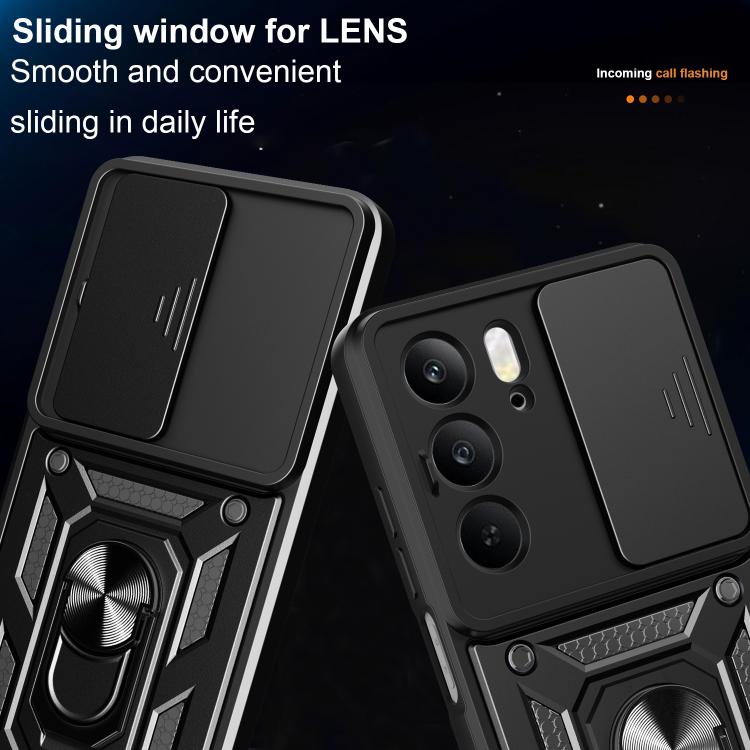 For Realme C75 4G / 14x 5G Global Sliding Camera Cover Design TPU+PC Phone Case