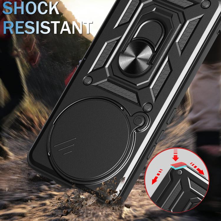 For Realme P3 Pro 5G Sliding Camera Cover Design TPU+PC Phone Case