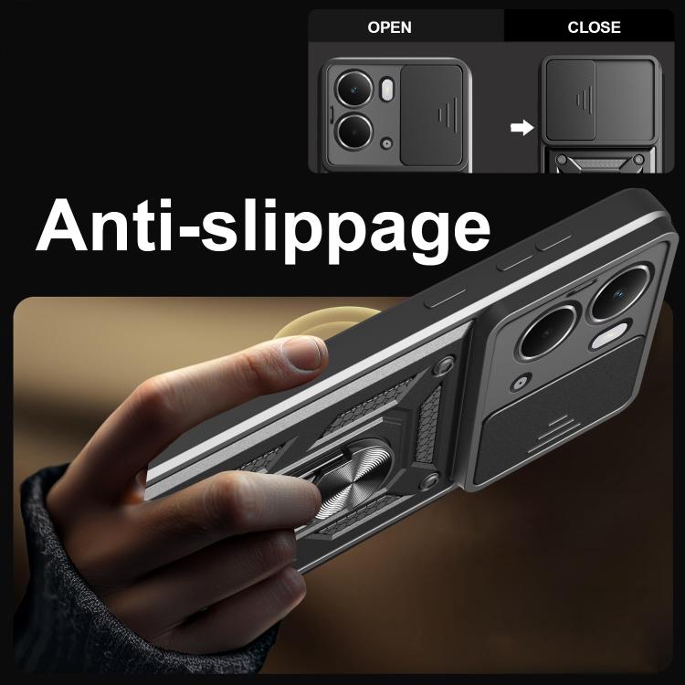 For Realme Neo7x / P3 5G Sliding Camera Cover Design TPU+PC Phone Case
