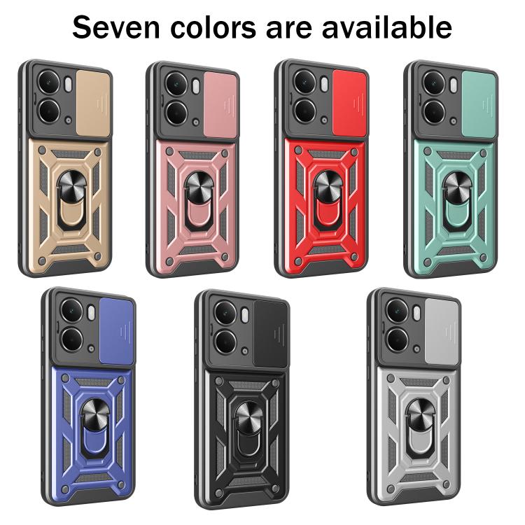 For Realme Neo7x / P3 5G Sliding Camera Cover Design TPU+PC Phone Case