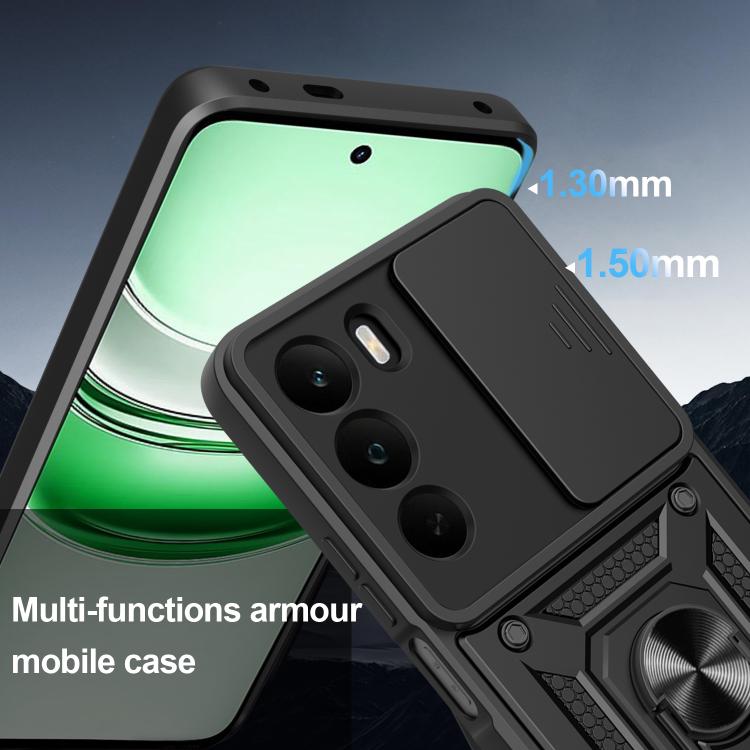 For Realme C71 4G Sliding Camera Cover Design TPU+PC Phone Case