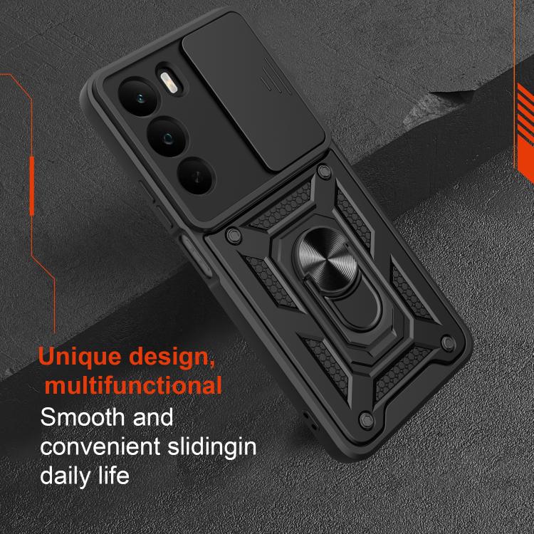 For Realme C71 4G Sliding Camera Cover Design TPU+PC Phone Case