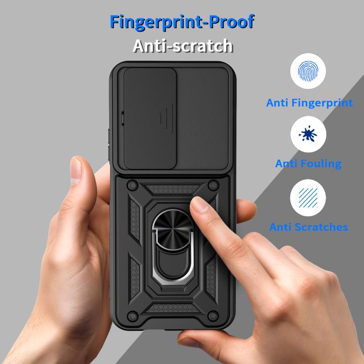 For Realme P4x 5G India Sliding Camera Cover Design TPU+PC Phone Case