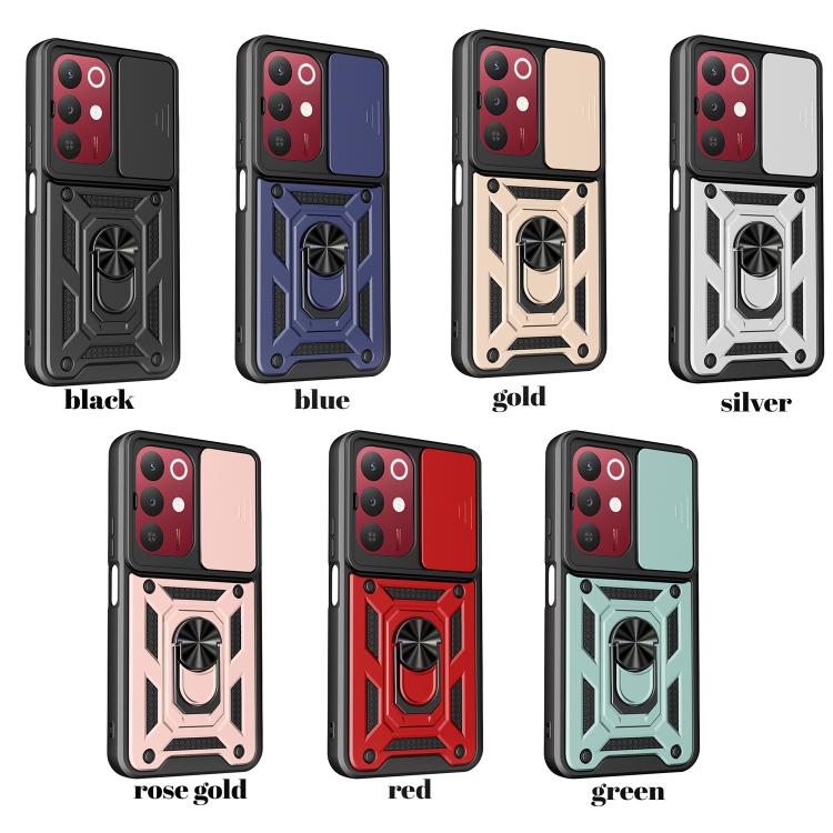 For Realme 15x 5G India / C85 5G Sliding Camera Cover Design TPU+PC Phone Case