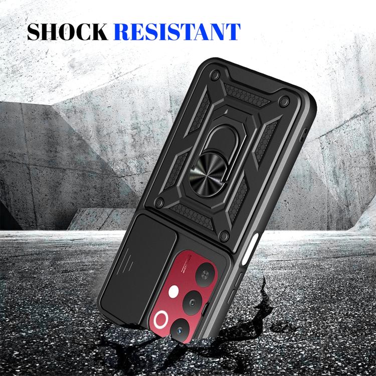For Realme 15x 5G India / C85 5G Sliding Camera Cover Design TPU+PC Phone Case