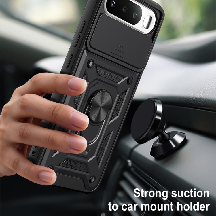 For Realme 16 5G Sliding Camera Cover Design TPU+PC Phone Case