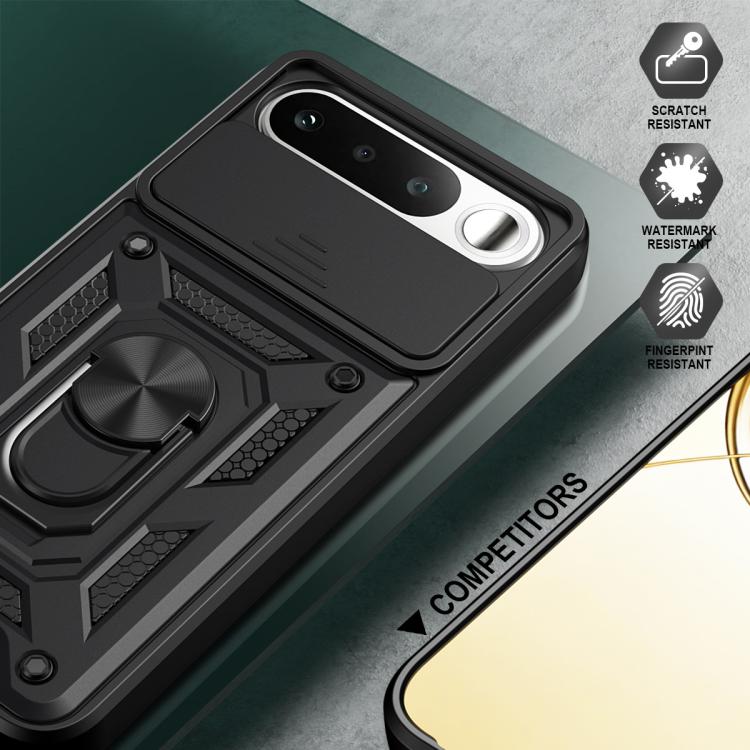 For Realme 16 5G Sliding Camera Cover Design TPU+PC Phone Case