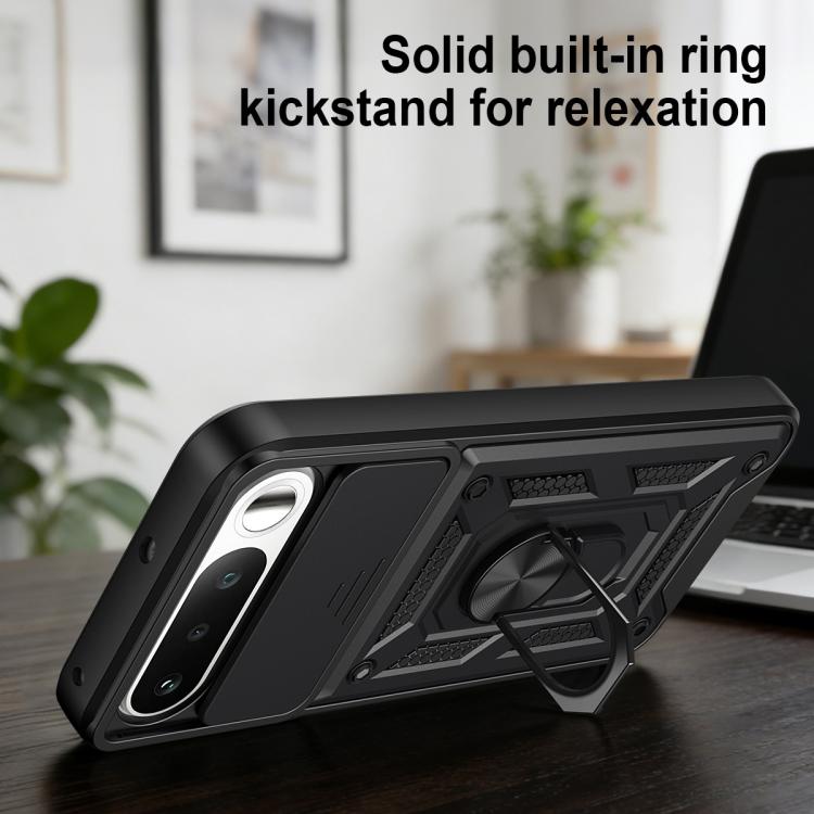 For Realme 16 5G Sliding Camera Cover Design TPU+PC Phone Case