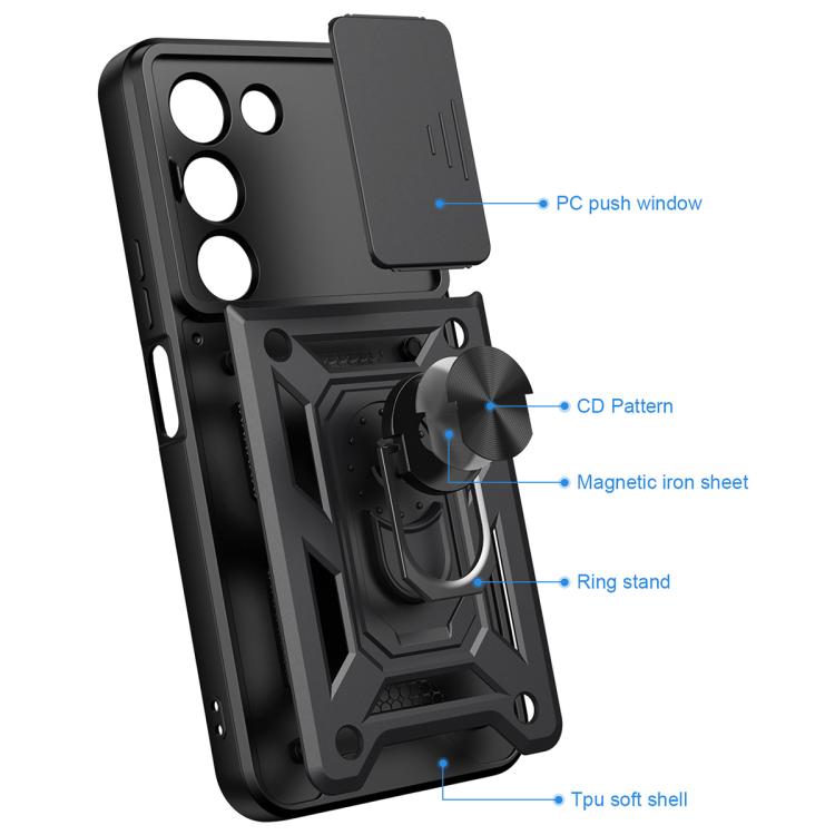 For Realme C83 5G Sliding Camera Cover Design TPU+PC Phone Case