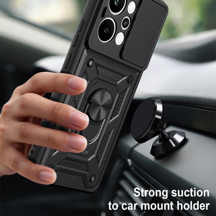 For Realme P4 Power 5G Sliding Camera Cover Design TPU+PC Phone Case