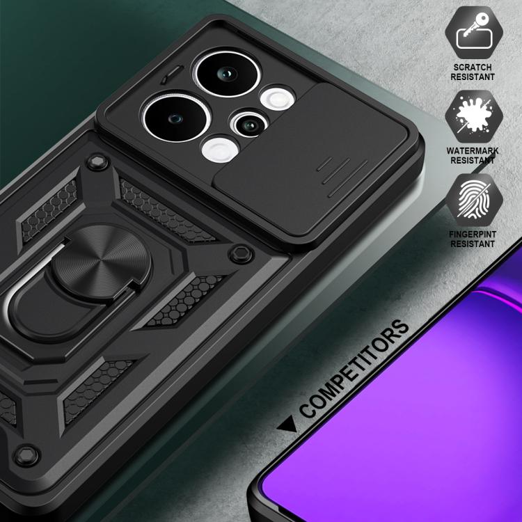 For Realme P4 Power 5G Sliding Camera Cover Design TPU+PC Phone Case