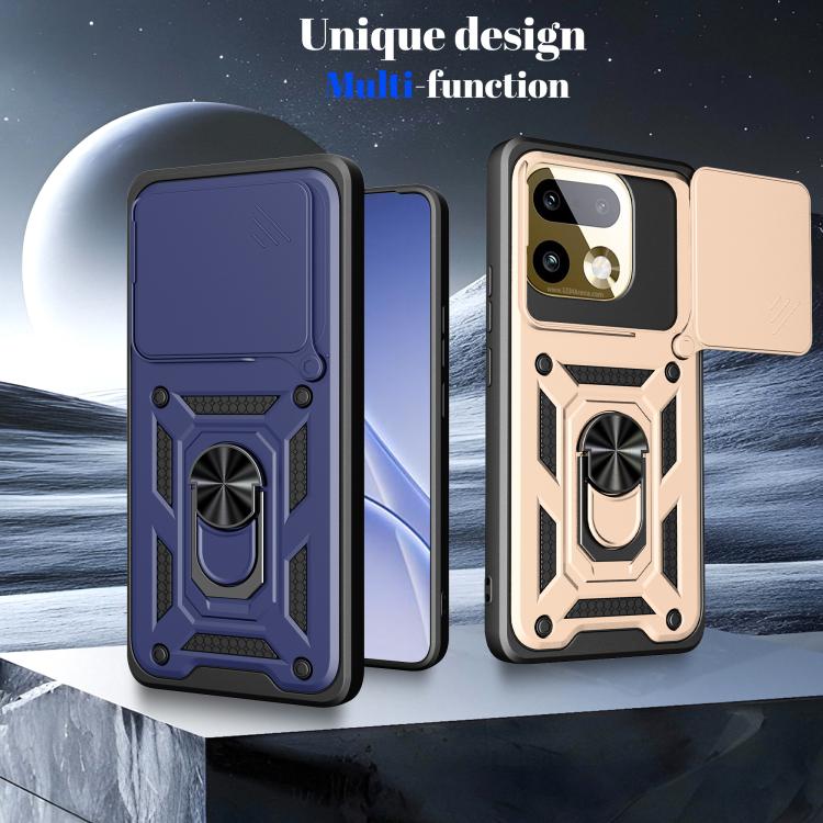 For Realme 16 Pro / 16 Pro+ 5G Sliding Camera Cover Design TPU+PC Phone Case