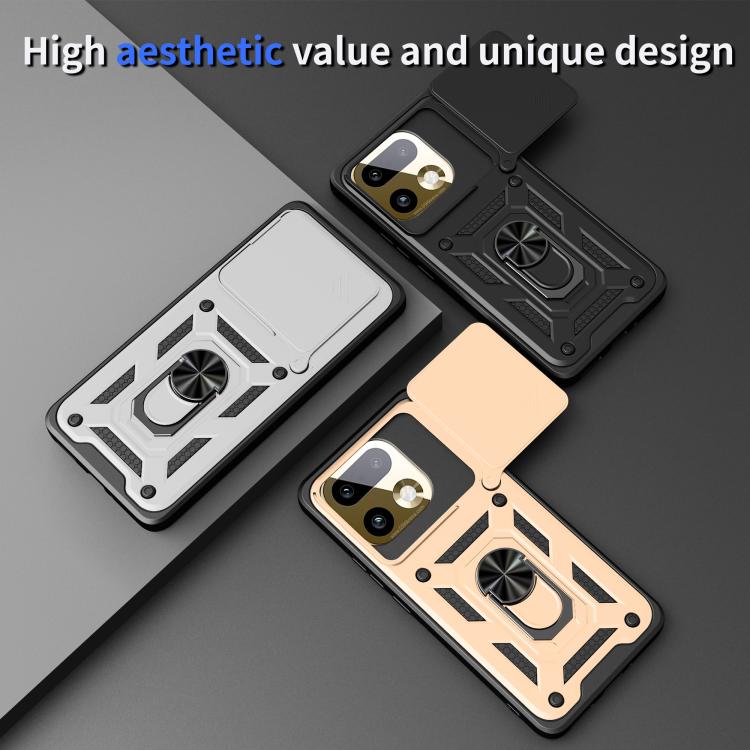 For Realme 16 Pro / 16 Pro+ 5G Sliding Camera Cover Design TPU+PC Phone Case
