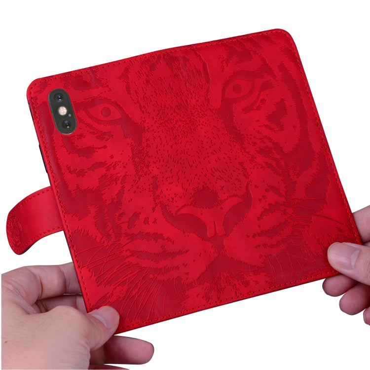 For Realme C65 4G Tiger Embossing Pattern Flip Leather Phone Case